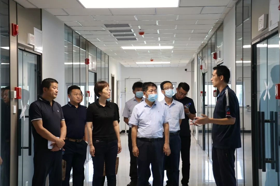 自治區(qū)發(fā)改委副主任郝留虎一行到銀川中鐵水務銀川水廠調研指導工作